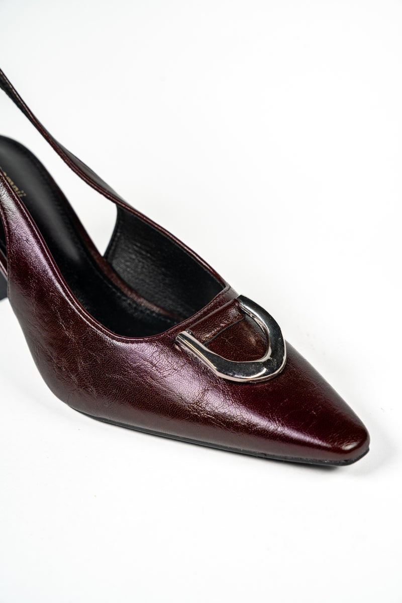 جيومني بغل الكعب المتوسط للنساء – كعب أنيق بدون ظهر للمكتب، للحفلات والملابس اليومية - Image 4